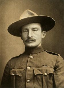 Colonel Robert S. S. Baden-Powell, The Defender of Mafeking 1900. Creator: Elliott & Fry