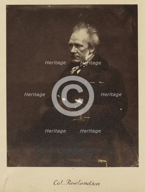 Colonel Rowlandson, about 1858. Creator: Unknown.