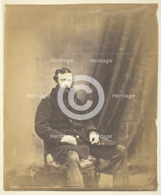 Colonel Simmons, attaché to Omar Pacha, The Crimea, 1855. Creator: Roger Fenton.