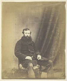 Colonel Simmons, attaché to Omar Pacha, The Crimea, 1855. Creator: Roger Fenton