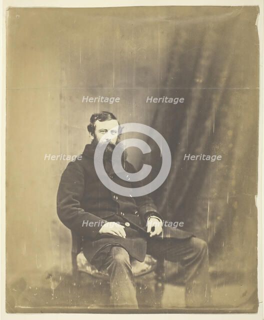 Colonel Simmons, attaché to Omar Pacha, The Crimea, 1855. Creator: Roger Fenton.