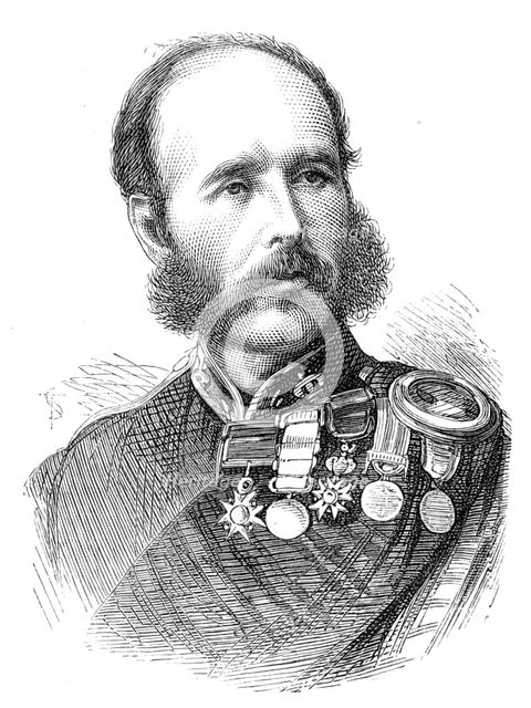 Colonel Sir J. C. M'Leod, K.C.B., 42nd Highlanders, 1874. Creator: Unknown.