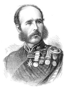 Colonel Sir J. C. M'Leod, K.C.B., 42nd Highlanders, 1874. Creator: Unknown