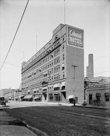 Colonial Hotel, Cleveland, ca 1900. Creator: Unknown