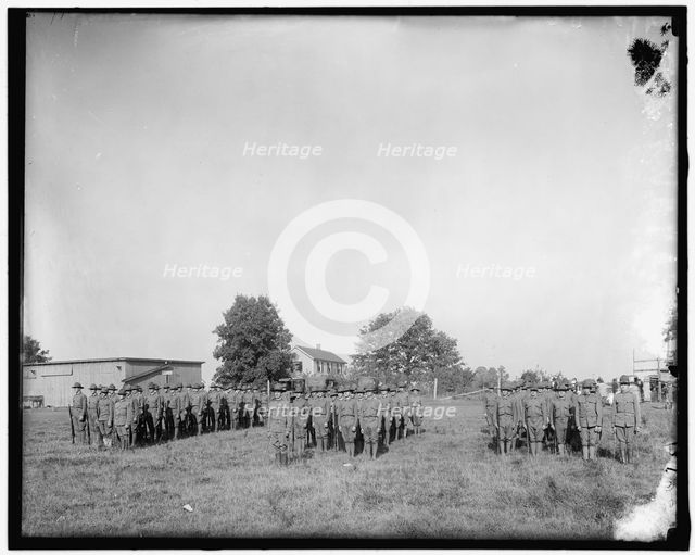 Colonial Rifles, between 1910 and 1920. Creator: Harris & Ewing.