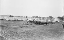 Colonial Rifles - Reunion of G.A.R. And Confederate Veterans Who Had Fought At Gettysburg..., 1913. Creator: Harris & Ewing