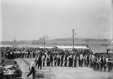 Colonial Rifles - Reunion of G.A.R. And Confederate Veterans Who Had Fought At Gettysburg..., 1918. Creator: Harris & Ewing