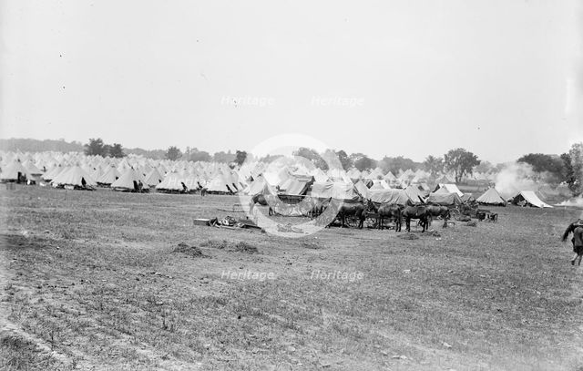 Colonial Rifles - Reunion of G.A.R. And Confederate Veterans Who Had Fought At Gettysburg..., 1913. Creator: Harris & Ewing.