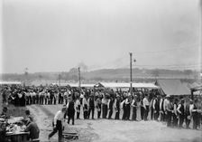 Colonial Rifles - Reunion of G.A.R. And Confederate Veterans Who Had Fought At Gettysburg..., 1918. Creator: Harris & Ewing