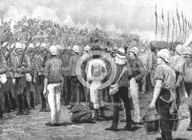 'Colonial Troops in the Soudan War, 1883-85: New South Wales Infantry...at Suakim, 1885', (1901).  Creator: Unknown.