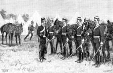 Colonial Volunteers: the Natal Carabineers, 1890. Creator: P Naumann
