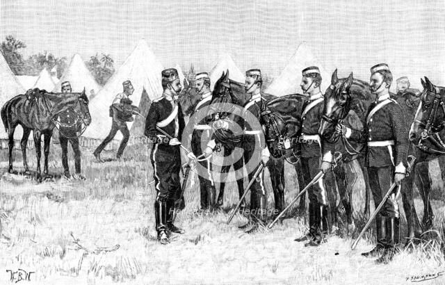 Colonial Volunteers: the Natal Carabineers, 1890. Creator: P Naumann.