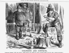 Colonists and Convicts 1864. Creator: John Tenniel