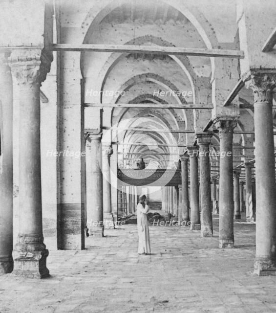 Colonnade, Cairo, Egypt, late 19th or early 20th century. Artist: G Lekegian
