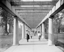 Colonnade, Central Park, Louisville, Ky., between 1900 and 1910. Creator: Unknown