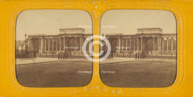 Colonnade de Hyde Park, 1860s. Creator: Adolphe Block.
