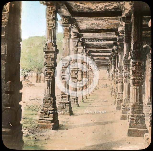 Colonnade, Delhi, India, late 19th or early 20th century. Artist: Unknown