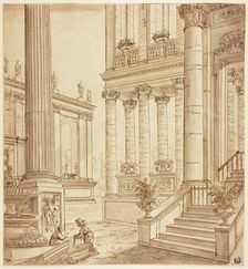 Colonnade Portico, n.d. Creator: Unknown
