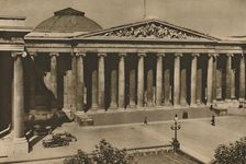 Colonnaded Front of the British Museum on the Site of the Old Montague House c1935. Creator: Donald McLeish