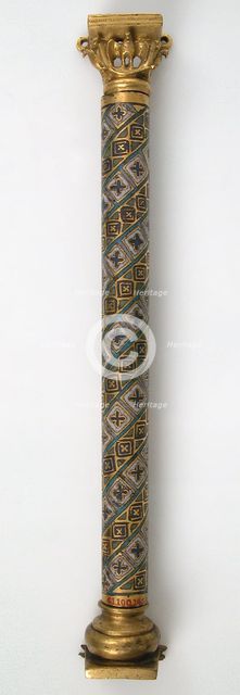 Colonnette from a Reliquary Shrine, German, ca. 1175-1200. Creator: Unknown.