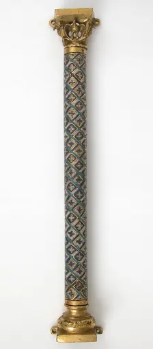 Colonnette from a Reliquary Shrine, German, ca. 1175-1200. Creator: Unknown