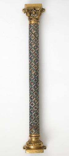Colonnette from a Reliquary Shrine, German, ca. 1175-1200. Creator: Unknown