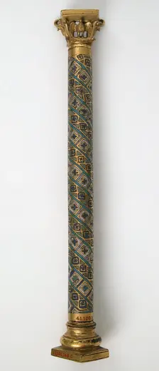 Colonnette from a Reliquary Shrine, German, ca. 1175-1200. Creator: Unknown