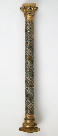 Colonnette from a Reliquary Shrine, German, ca. 1175-1200. Creator: Unknown