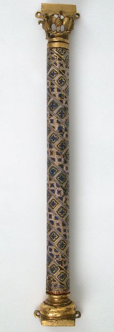 Colonnette from a Reliquary Shrine, German, ca. 1175-1200. Creator: Unknown