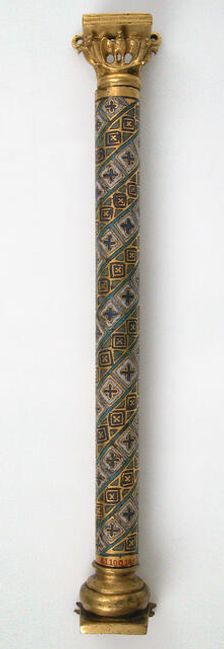 Colonnette from a Reliquary Shrine, German, ca. 1175-1200. Creator: Unknown
