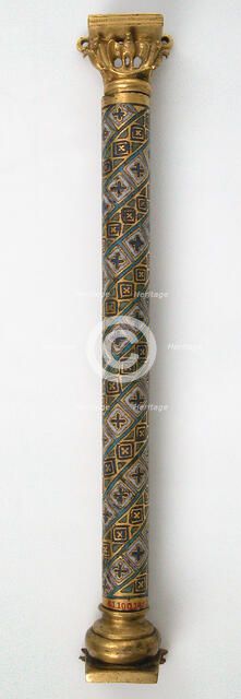 Colonnette from a Reliquary Shrine, German, ca. 1175-1200. Creator: Unknown.