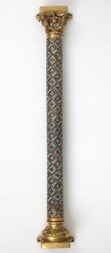 Colonnette from a Reliquary Shrine, German, ca. 1175-1200. Creator: Unknown