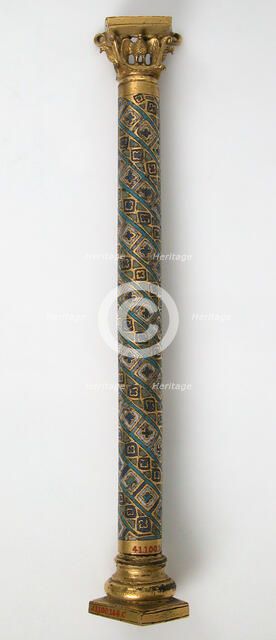 Colonnette from a Reliquary Shrine, German, ca. 1175-1200. Creator: Unknown.
