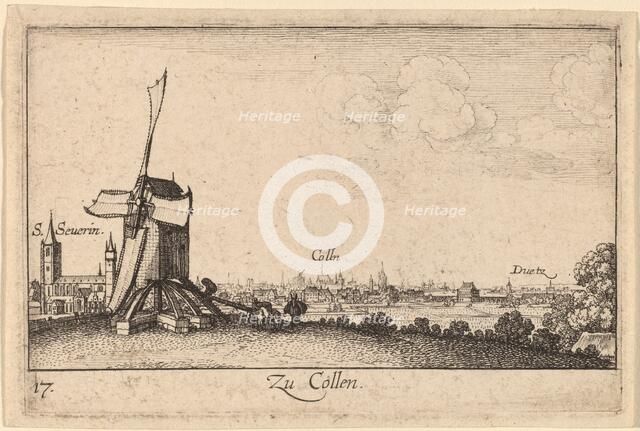 Cologne, 1635. Creator: Wenceslaus Hollar.