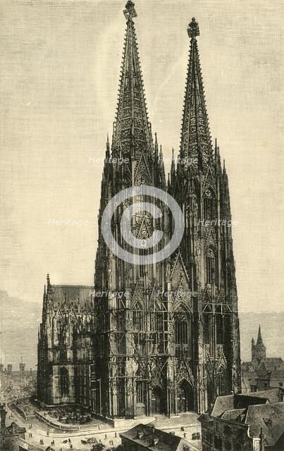 'Cologne Cathedral', 1890.   Creator: Unknown.