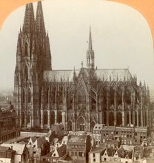 Cologne Cathedral, Cologne, Germany c1900. Creator: Keystone View Company