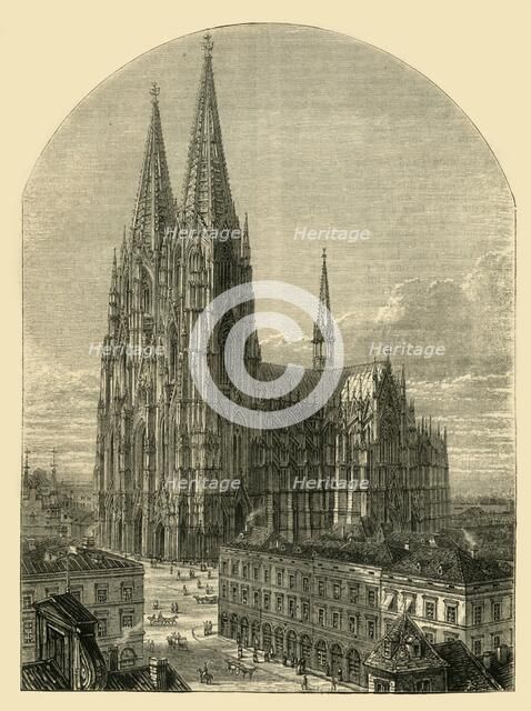'Cologne Cathedral as Completed', 1881. Creator: Unknown.