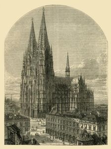 Cologne Cathedral as Completed 1881. Creator: Unknown