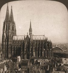 Cologne Cathedral, Germany 1903. Creator: Works and Sun Sculpture Studios