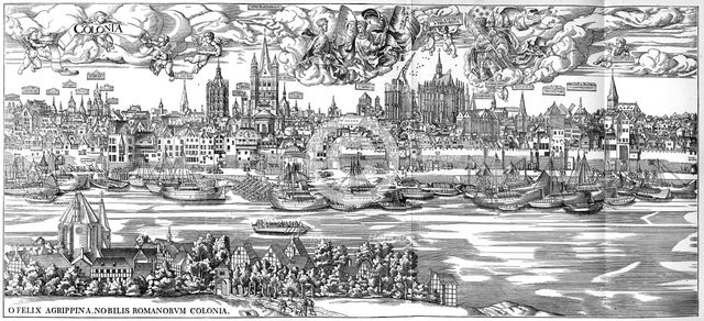 Cologne in 1530, (1903).Artist: Anton Woensam