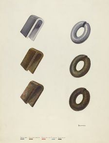 Color Notes on Iron, 1935/1942. Creator: Gerald Transpota
