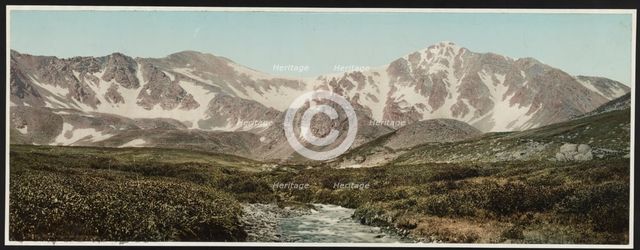 Colorado, Gray's and Torrey's Peaks, c1898. Creator: William H. Jackson.