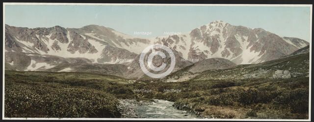 Colorado, Gray's and Torrey's Peaks, c1898. Creator: William H. Jackson.