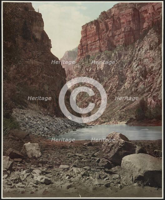 Colorado, second tunnel, Canon of Grand River, c1899. Creator: William H. Jackson.