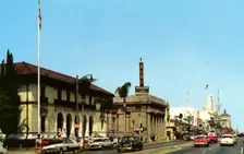 Colorado Street, Pasadena, California, USA, 1956