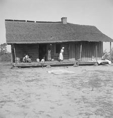 Colored tobacco sharecroppers home near Tifton, Georgia, 1938. Creator: Dorothea Lange