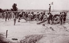 Colored Battery, Petersburg, June, 1864. Creator: Tim O'Sullivan