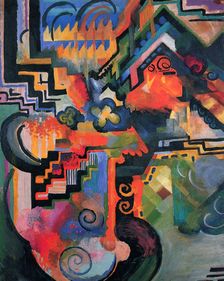 Colored Composition I (Hommage à Johann Sebastian Bach), 1912