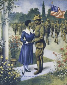 Colored man is no slacker, 1918. Creator: EG Renesch