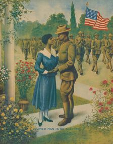Colored Man is No Slacker, 1918. Creator: Unknown